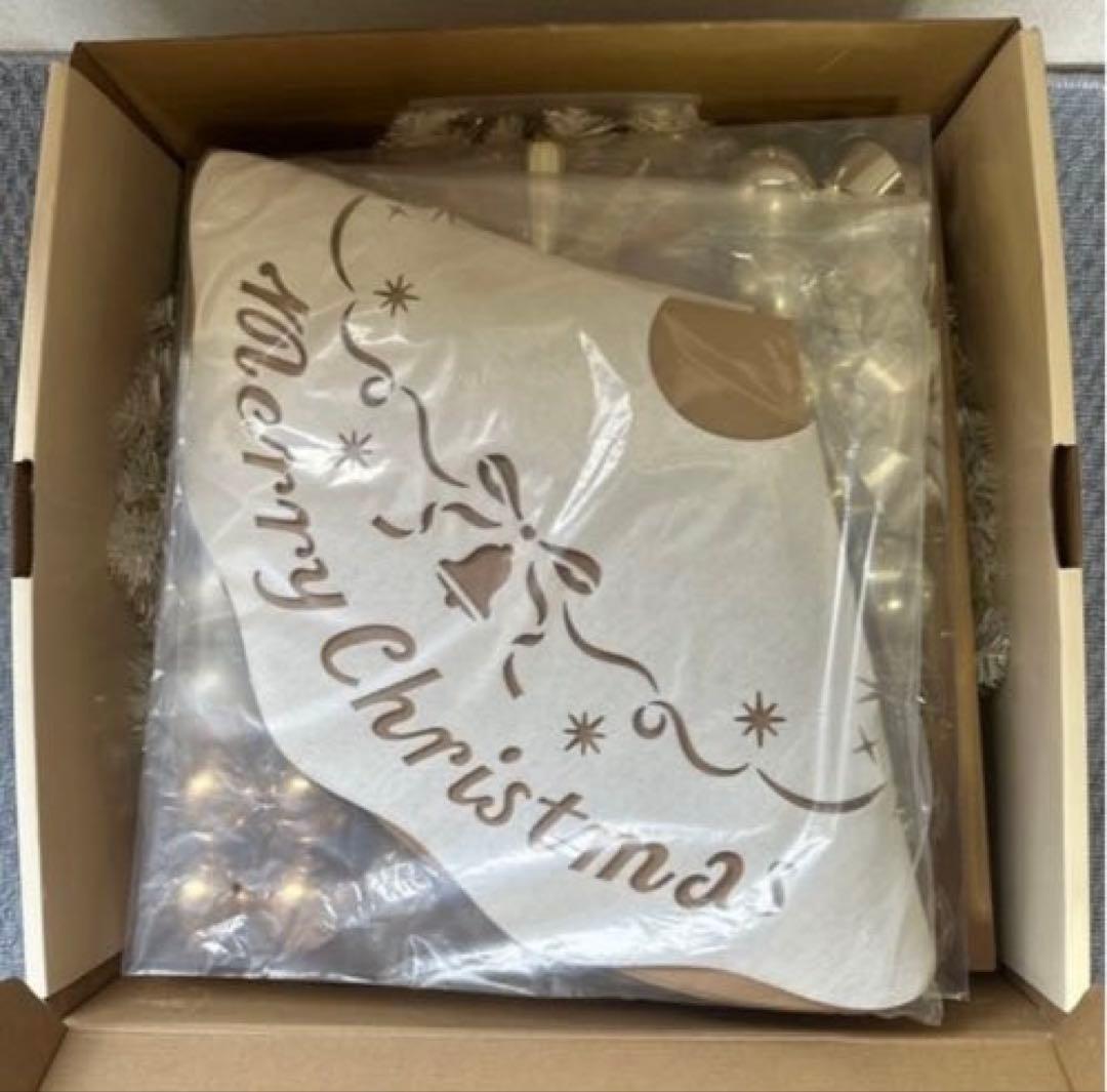 ❣️未使用新品未開封❣️Francfrancクリスマスツリー セットホワイト１５０㎝