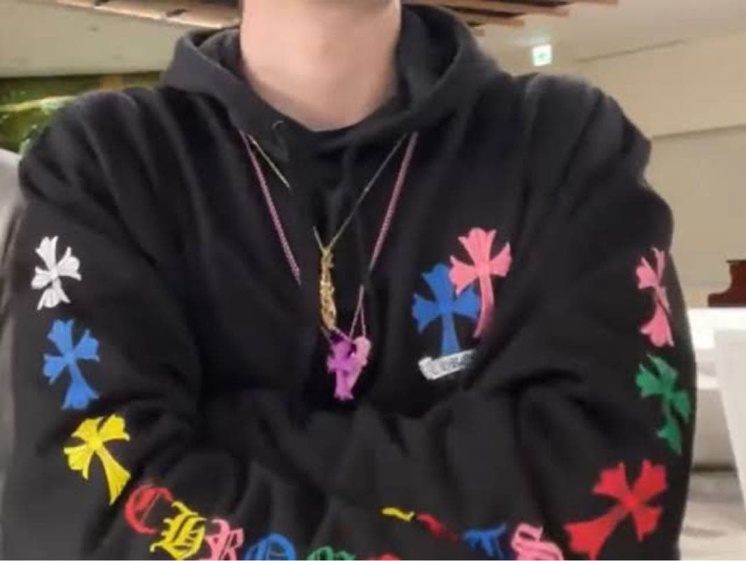 正規品 新品未使用 クロムハーツ　シリコン ラバーネックレス 限定品 黒