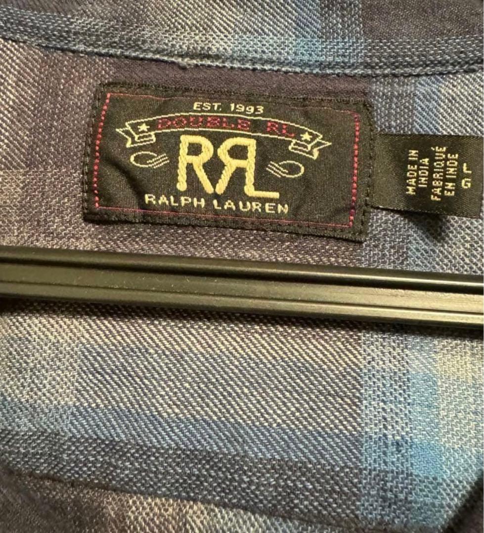 RRL ダブルアールエル　オンブレシャツ　美品