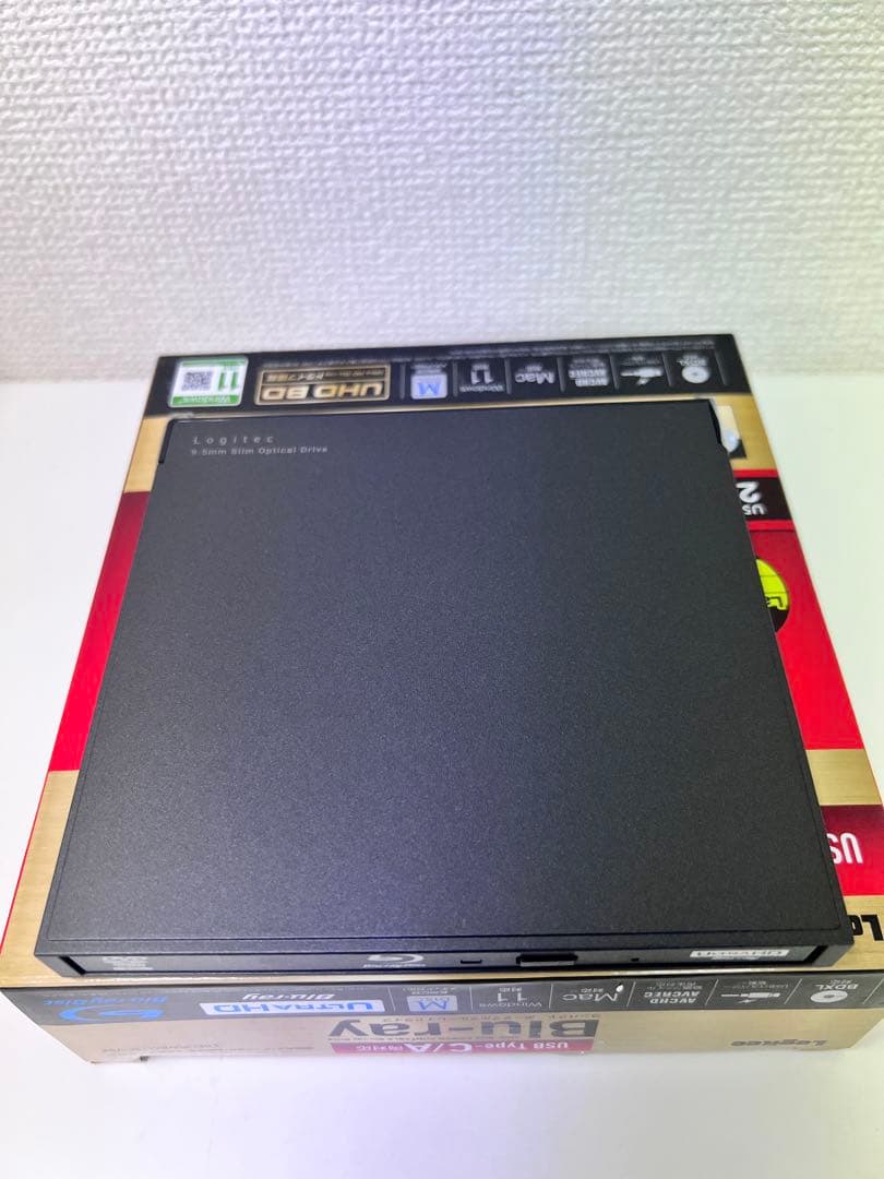#DVD117Logitec Blu-rayドライブLBD-PWB6U3CVBK