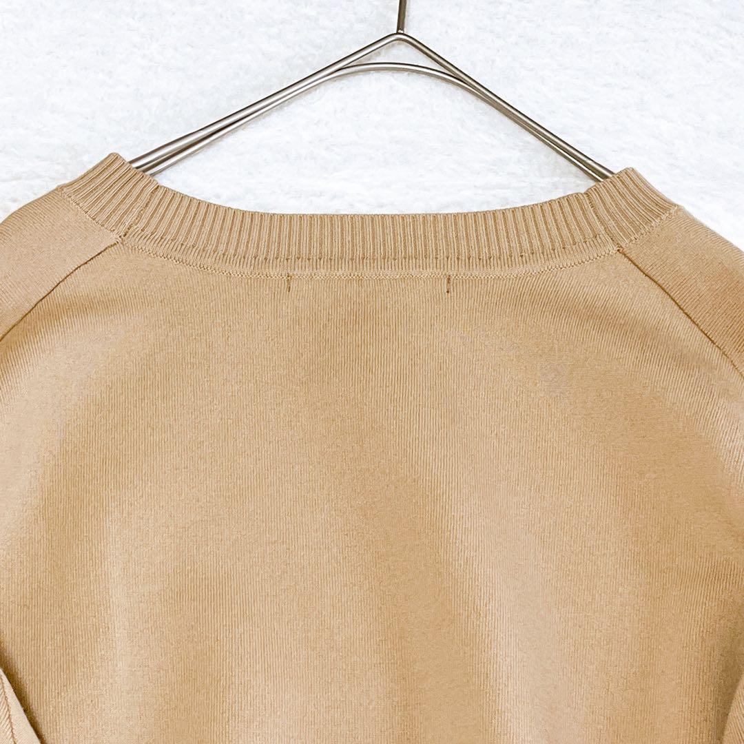 AP STUDIO ELEMENTS ロゴニットプルオーバー　ウール　ベージュ