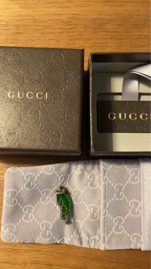 グッチタイガーチャーム　ネックレス　テテ着用