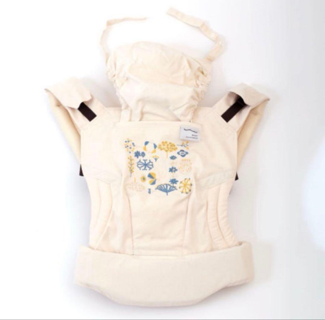 サンビーチ 花柄刺繍 抱っこ紐