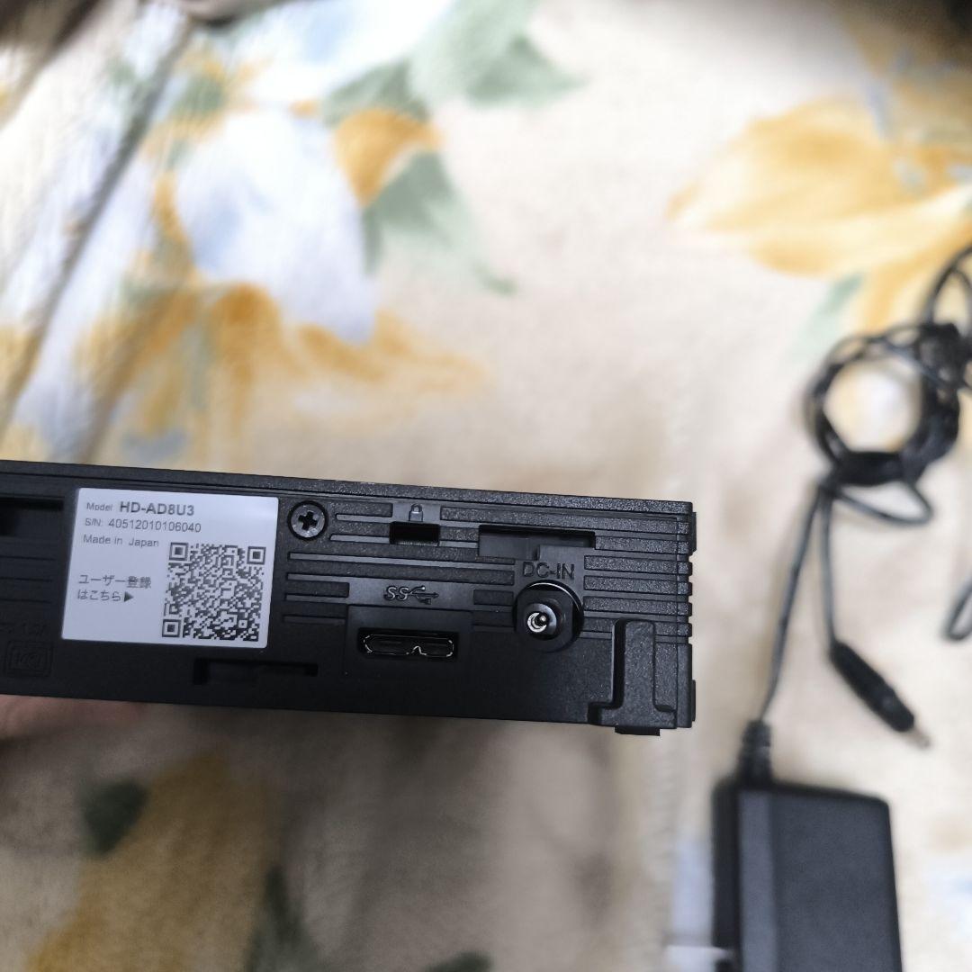 HD-ABU3 外付けハードディスク 黒