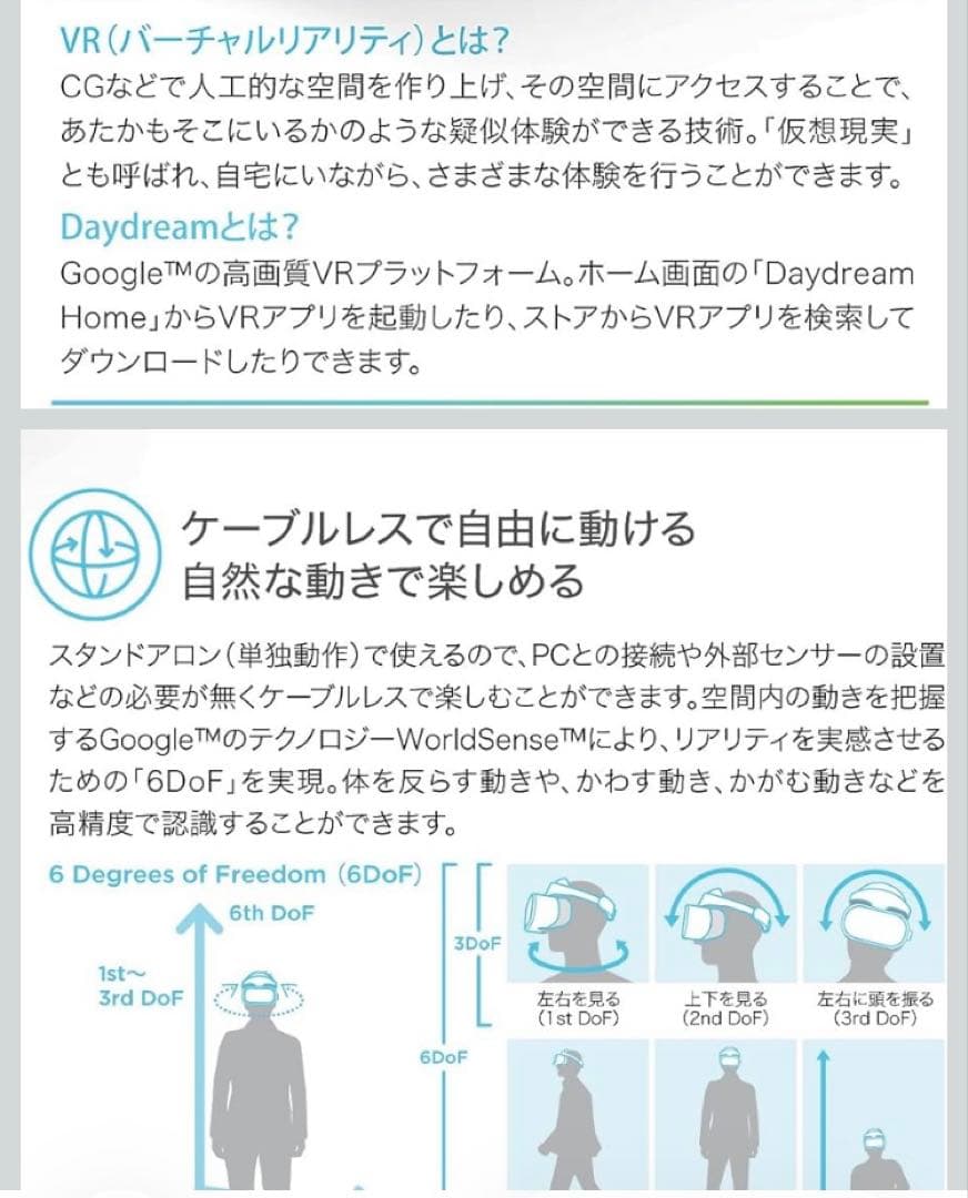 Lenovo Mirage Solo VRヘッドセット