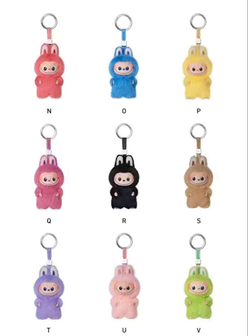 Labubu アルファベット【R】ラブブ ぬいぐるみ ペンダント popmart