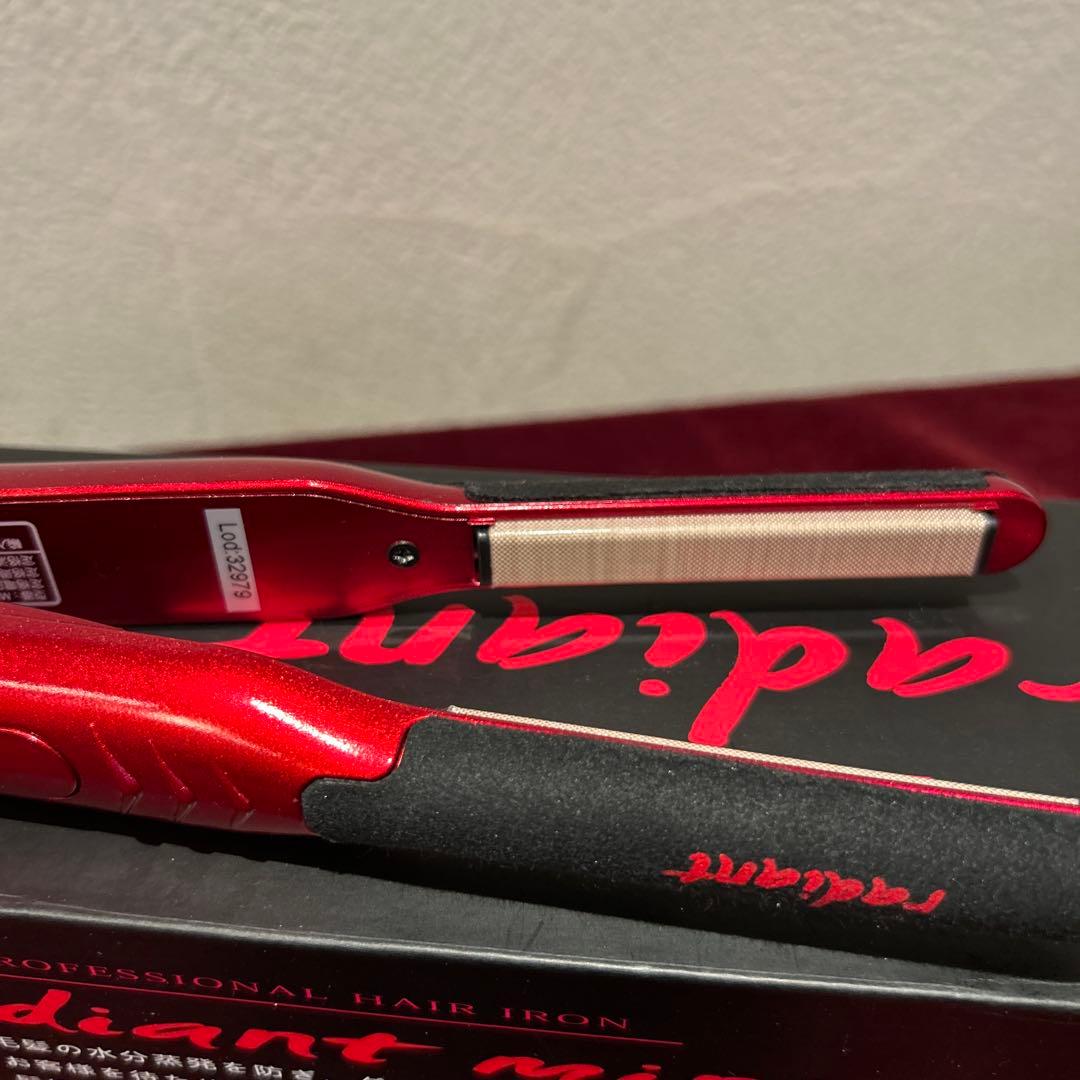 【ほぼ新品】radiant mini ラディアント　ヘアアイロン