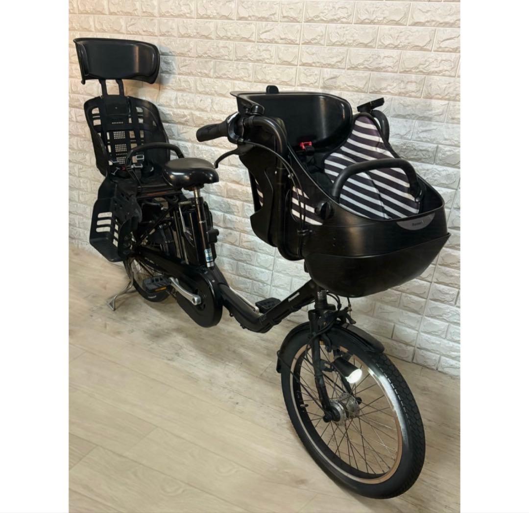 ✨美品✨大容量8Ah✨室内保管✨パナソニック ギュット　子供乗せ電動自転車⭐️