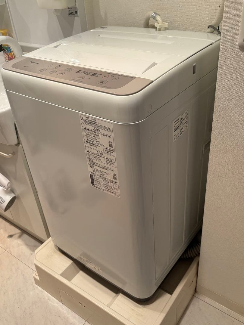 Panasonic 洗濯機 6kg NA-F60B14 ビッグウェーブ洗浄