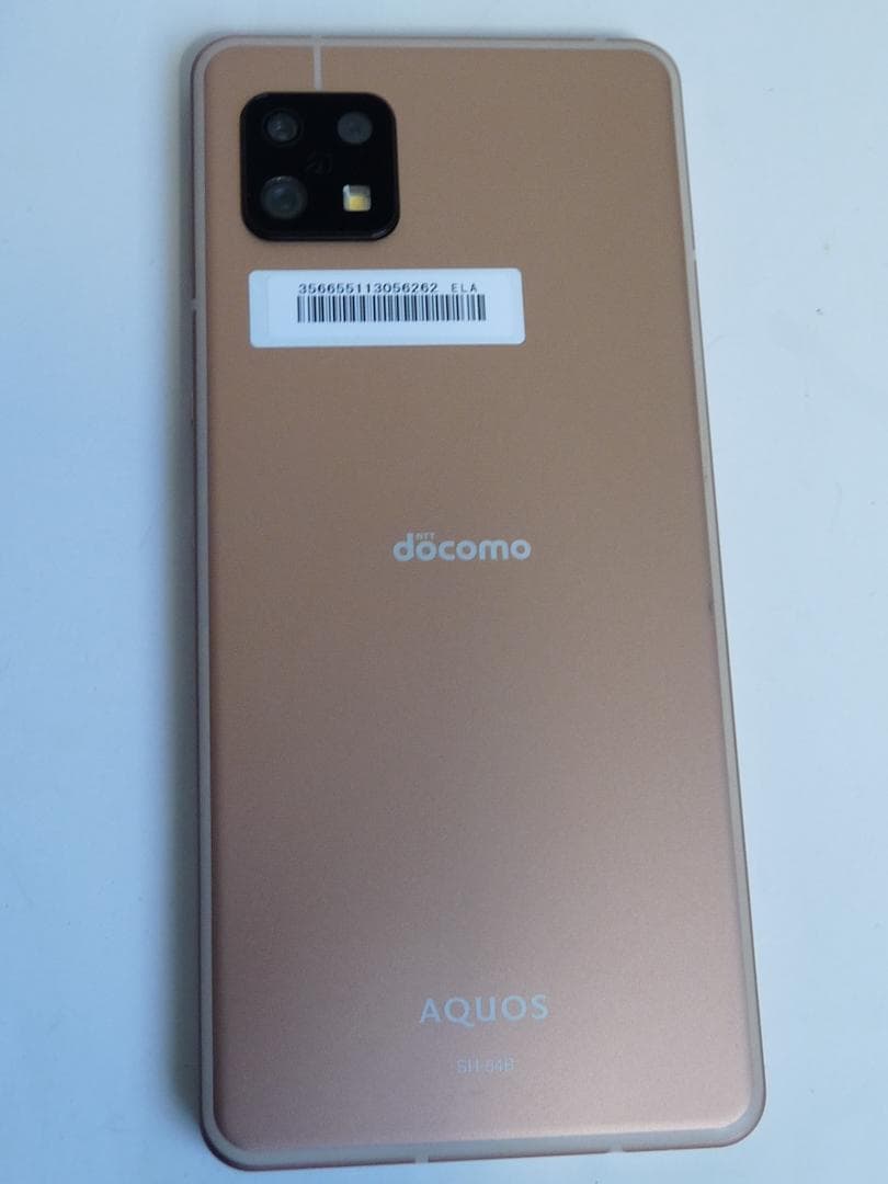 美品　NTTドコモ AQUOS Sense 6 SH-54B ライトカッパー