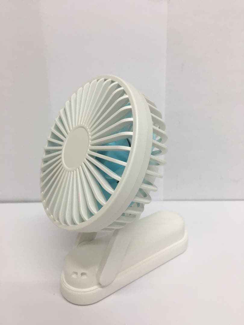 選べる3色12台セット！モバイルバッテリー機能付折り畳みハンディファン！