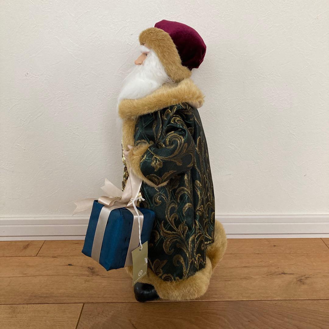 Harmonier ハルモニア　サンタクロースフィギュア　グリーンマント　楽器