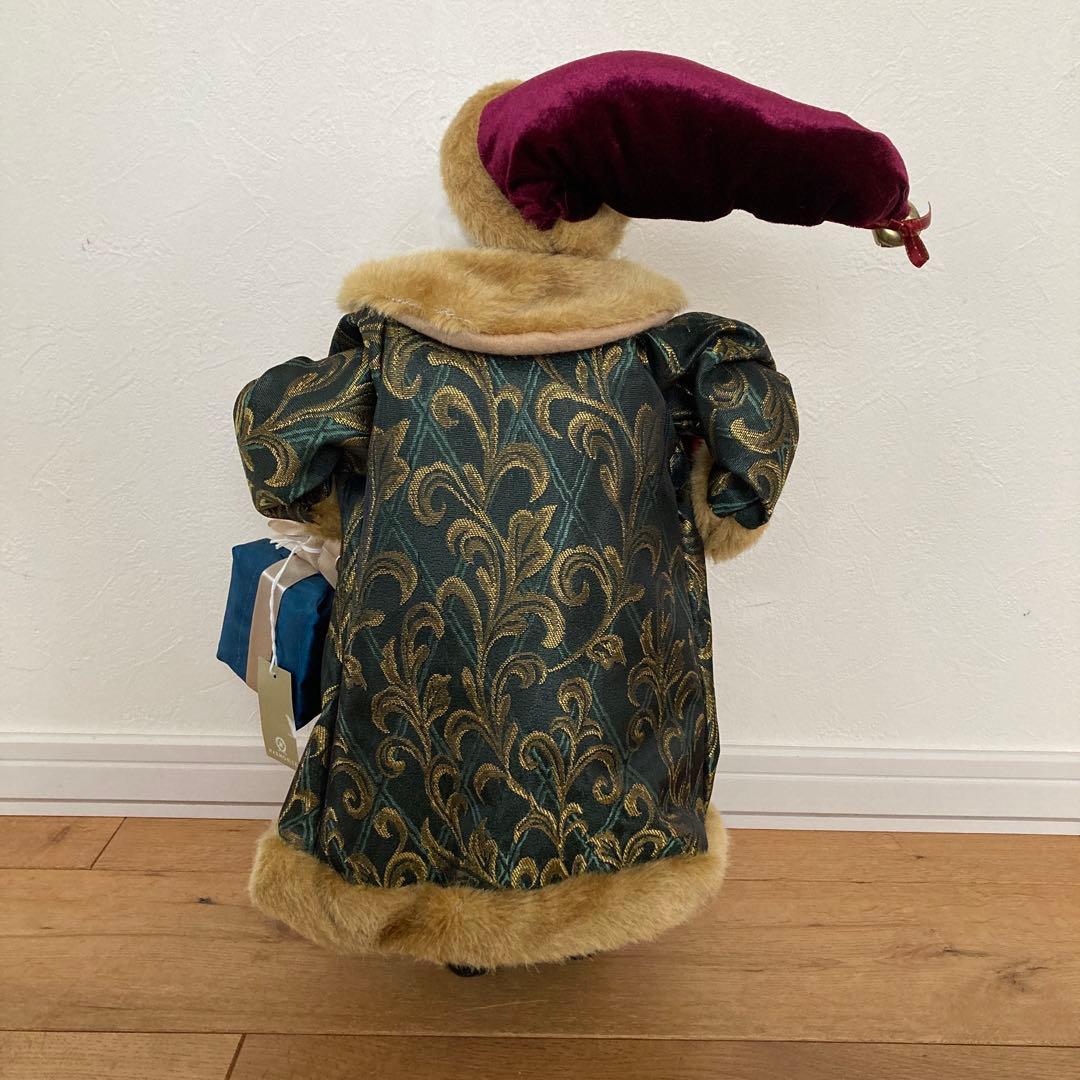 Harmonier ハルモニア　サンタクロースフィギュア　グリーンマント　楽器