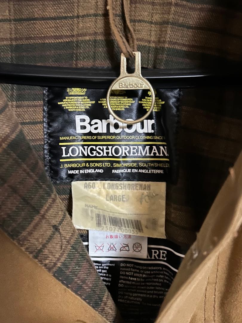 バブアー　ロングショアマン　サイズL 美品