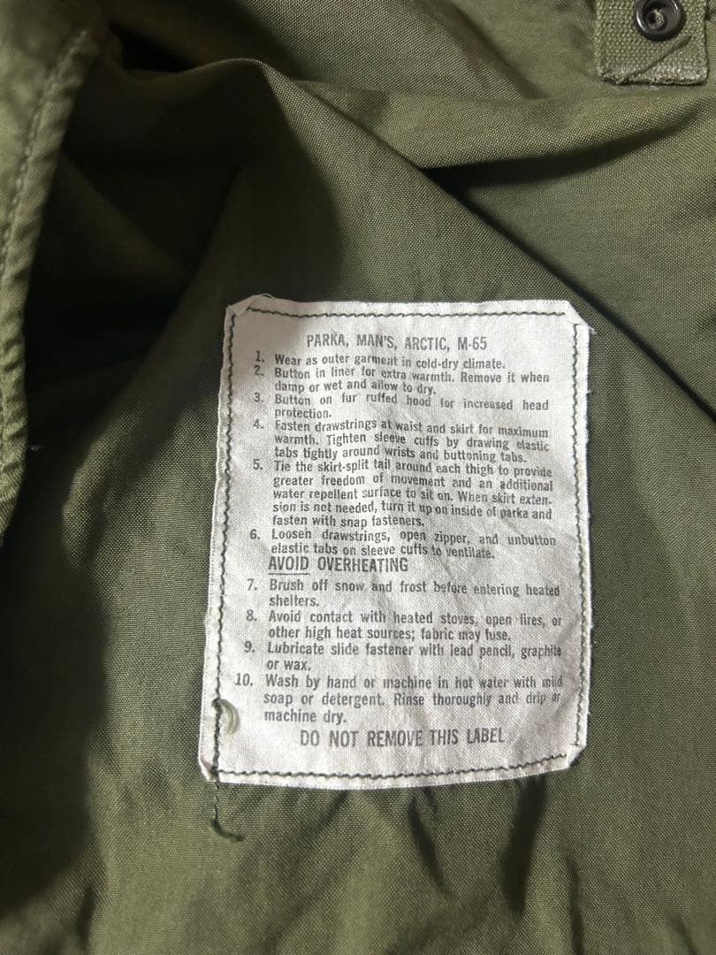 70s M65フィッシュテールパーカー　モッズコート　アルミジップ　ビンテージ