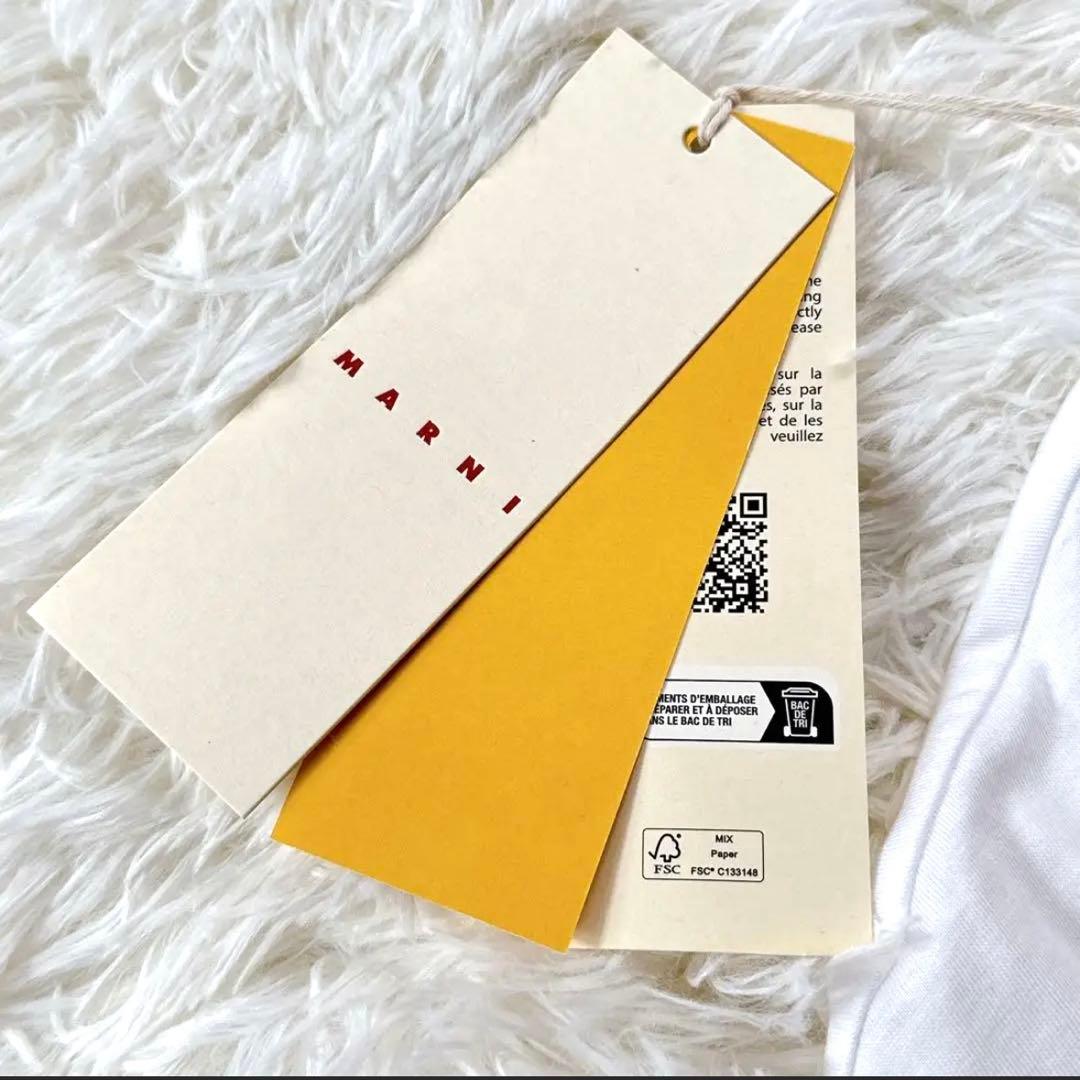 新品タグ付✨ 大人もOK！マルニ　キッズTシャツ　12Y 150 白 25SS