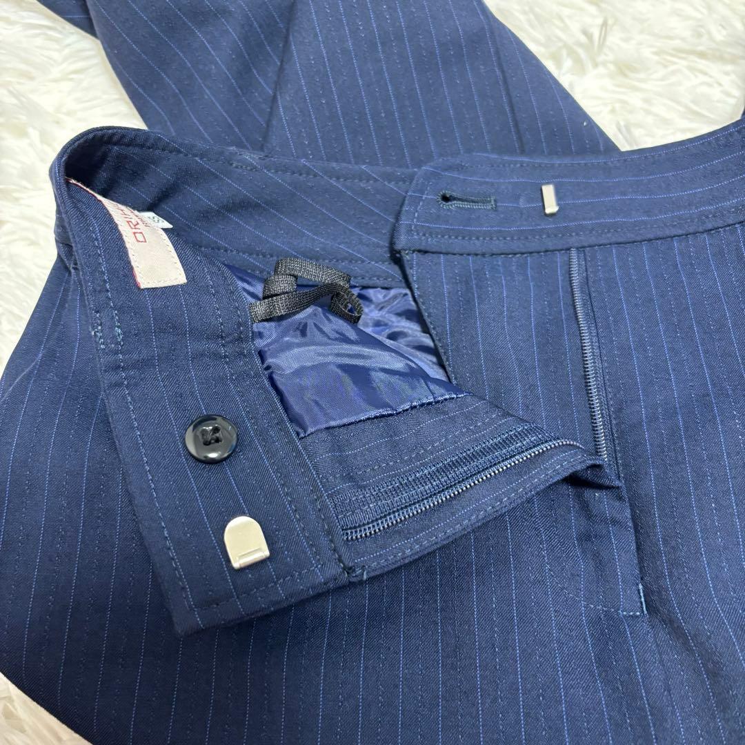 オリヒカ ライム ノーカラー パンツ スーツ セットアップ 洗える 近年モデル②