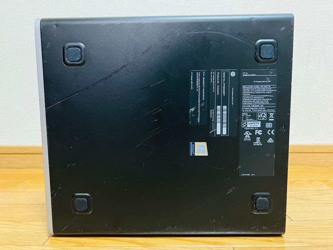 HP PRODESK デスクトップパソコンOffice/新品 SSD256/8