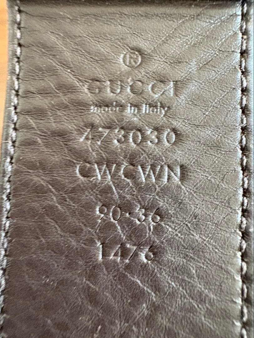 GUCCIベルト　シグネチャー インターロッキングG グッチシマ ベルト レザー