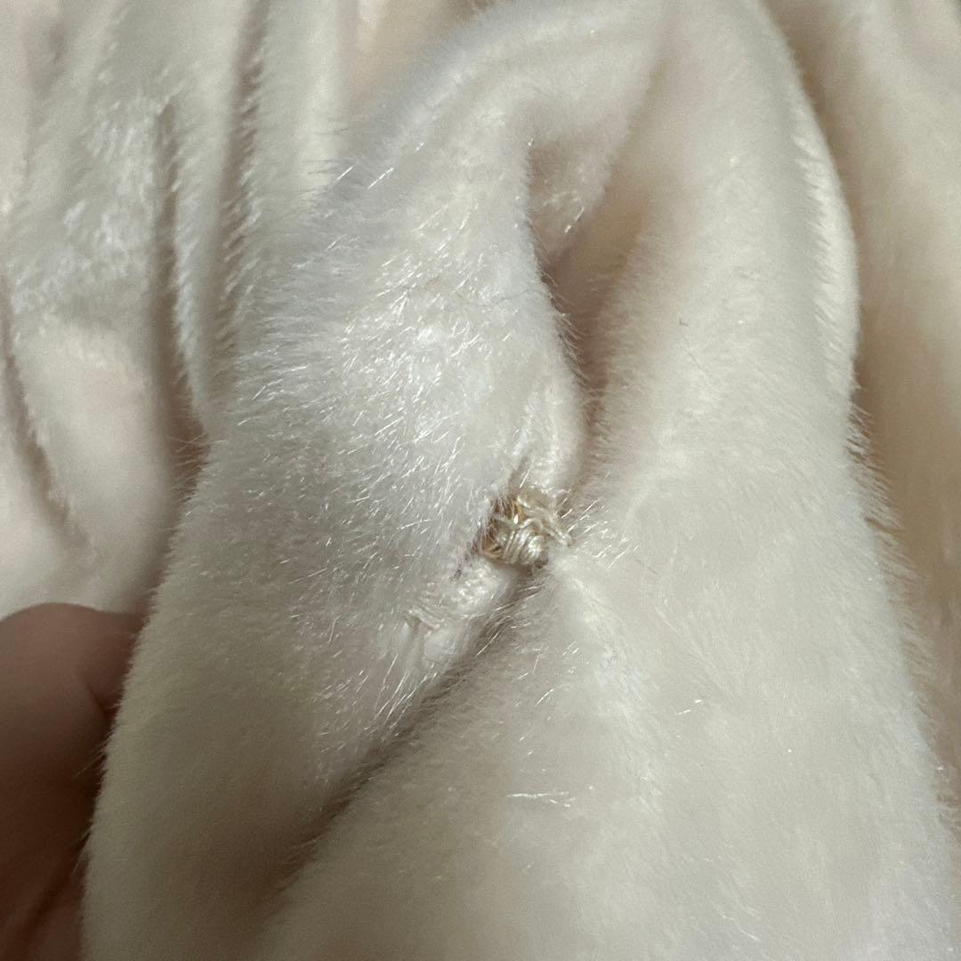 トップス muguet heart button peplum tops