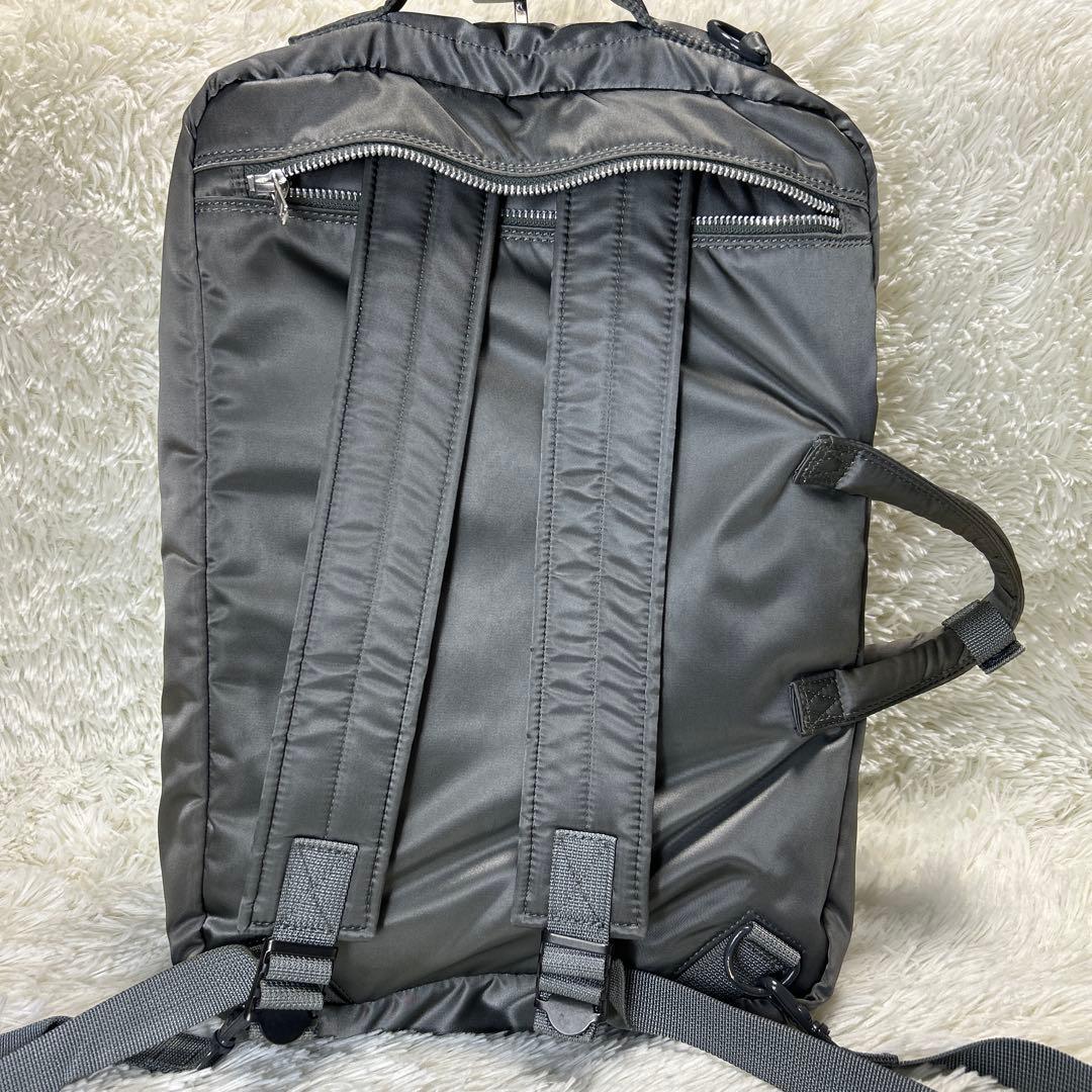 PORTER タンカー　ブリーフケース　3way シルバーグレー