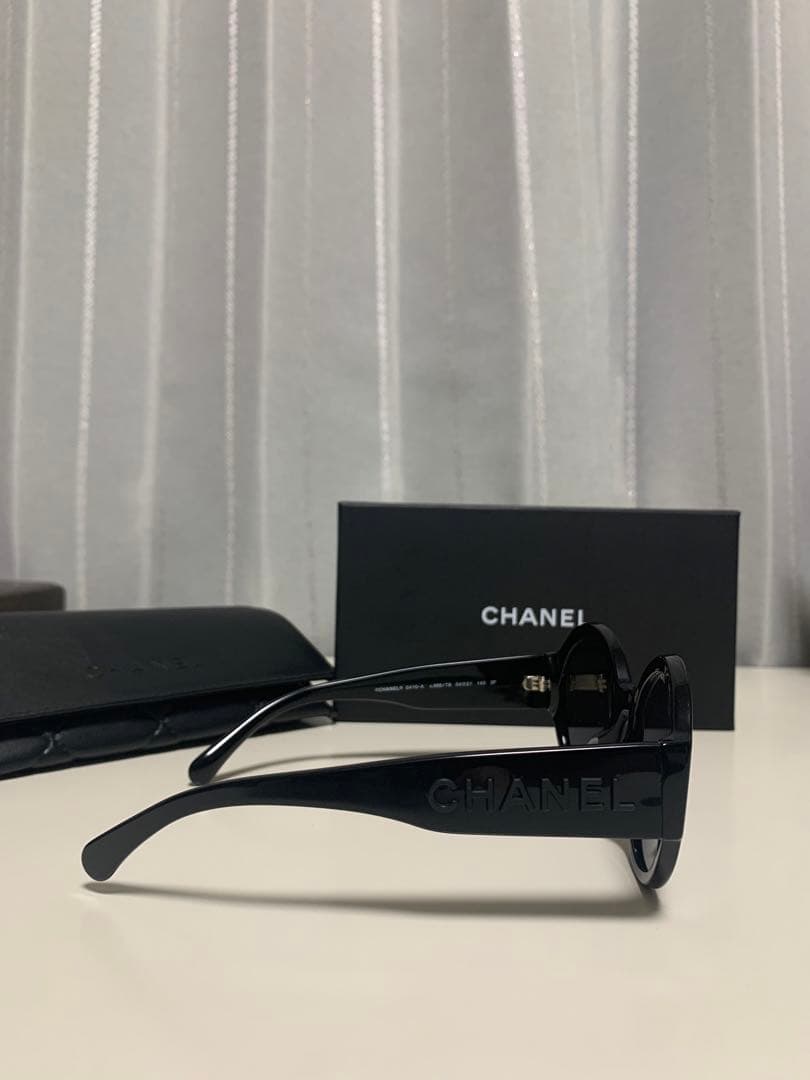 ⭐️専用⭐️CHANEL ブラック サングラス ラウンド型