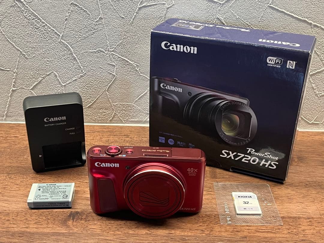 Canon Powershot SX720HS 赤色
