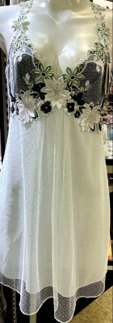 ★セール　Salute NTJ224 ホワイト キャミソールスリップL サルート