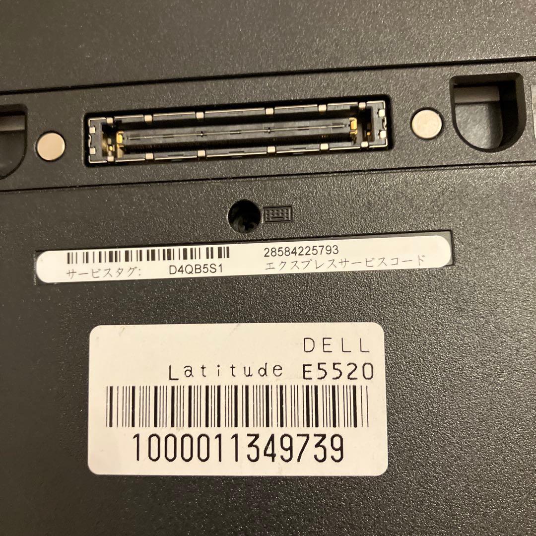 DELL ノートPC CPU corei5-2520M@2.5GHz OS無し