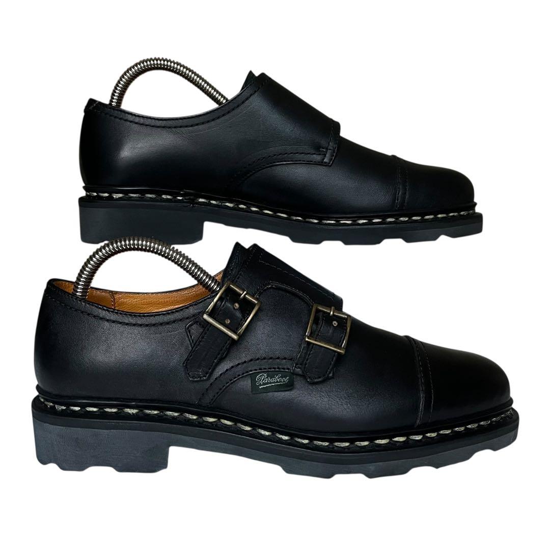 未使用級 パラブーツ UK3 VOGUE ダブルモンクストラップ 定価9.2万
