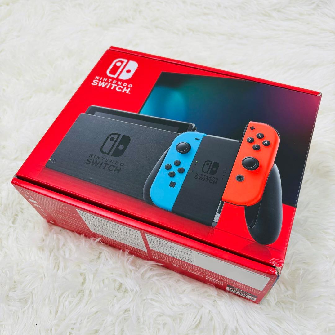 【新品未使用】Nintendo Switch 本体 青/赤