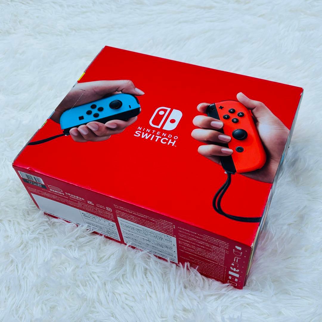 【新品未使用】Nintendo Switch 本体 青/赤