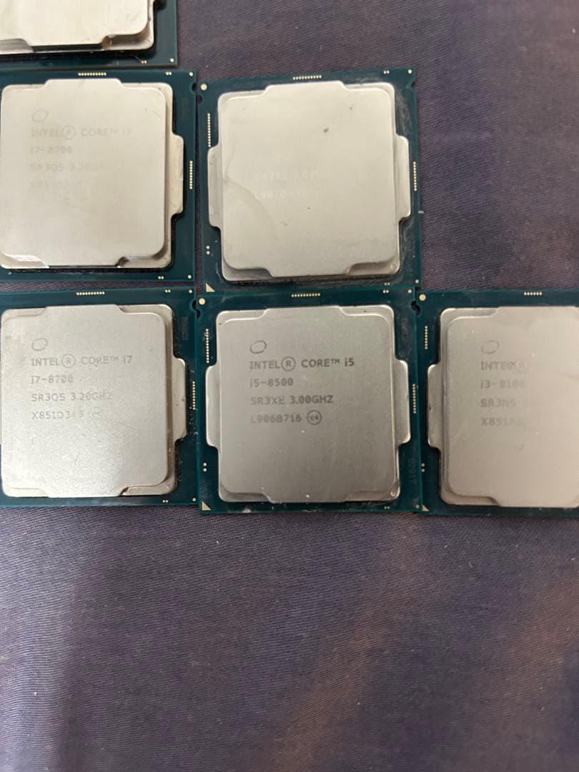 ジャンクCPU 7世代　8世代　9世代