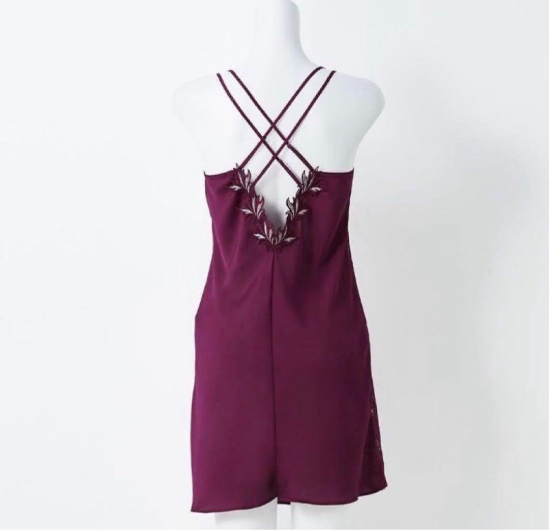 ワコール/サルート 52G 新品タグ付 スリップ＆ショーツM ワイン