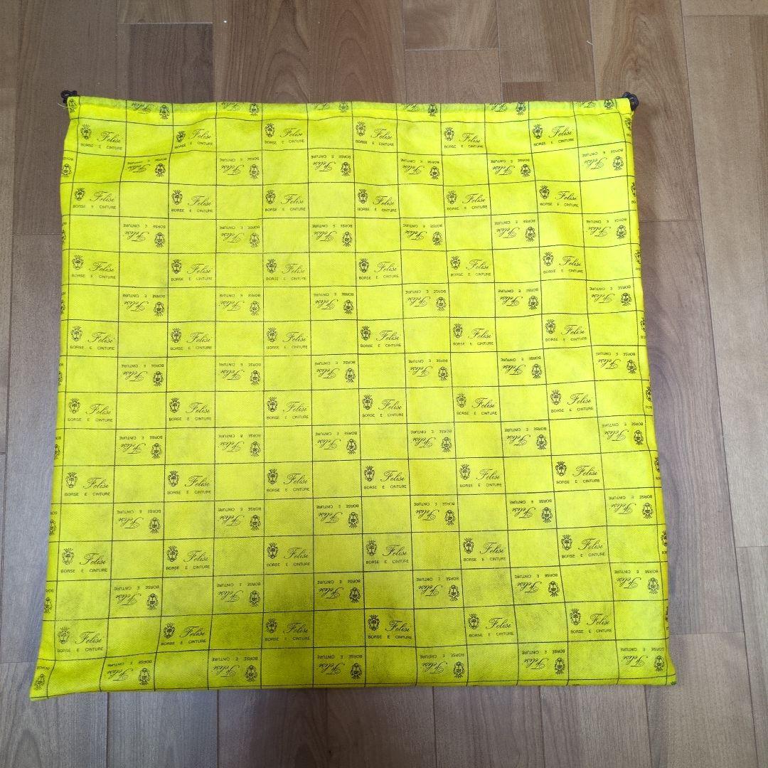 【週末迄限定特別セール】フェリージ　Felisi ナイロン×レザー トートバッグ