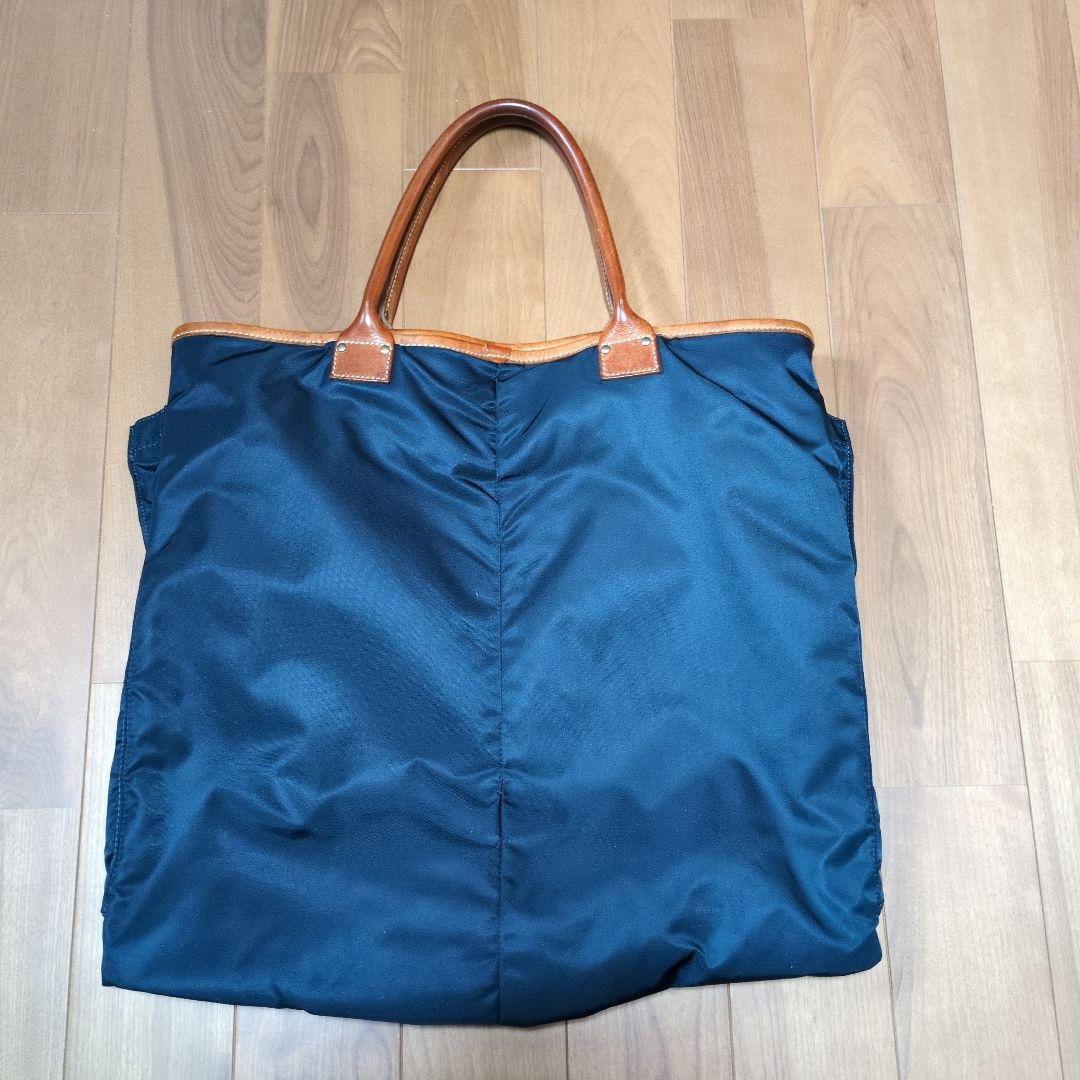 【週末迄限定特別セール】フェリージ　Felisi ナイロン×レザー トートバッグ