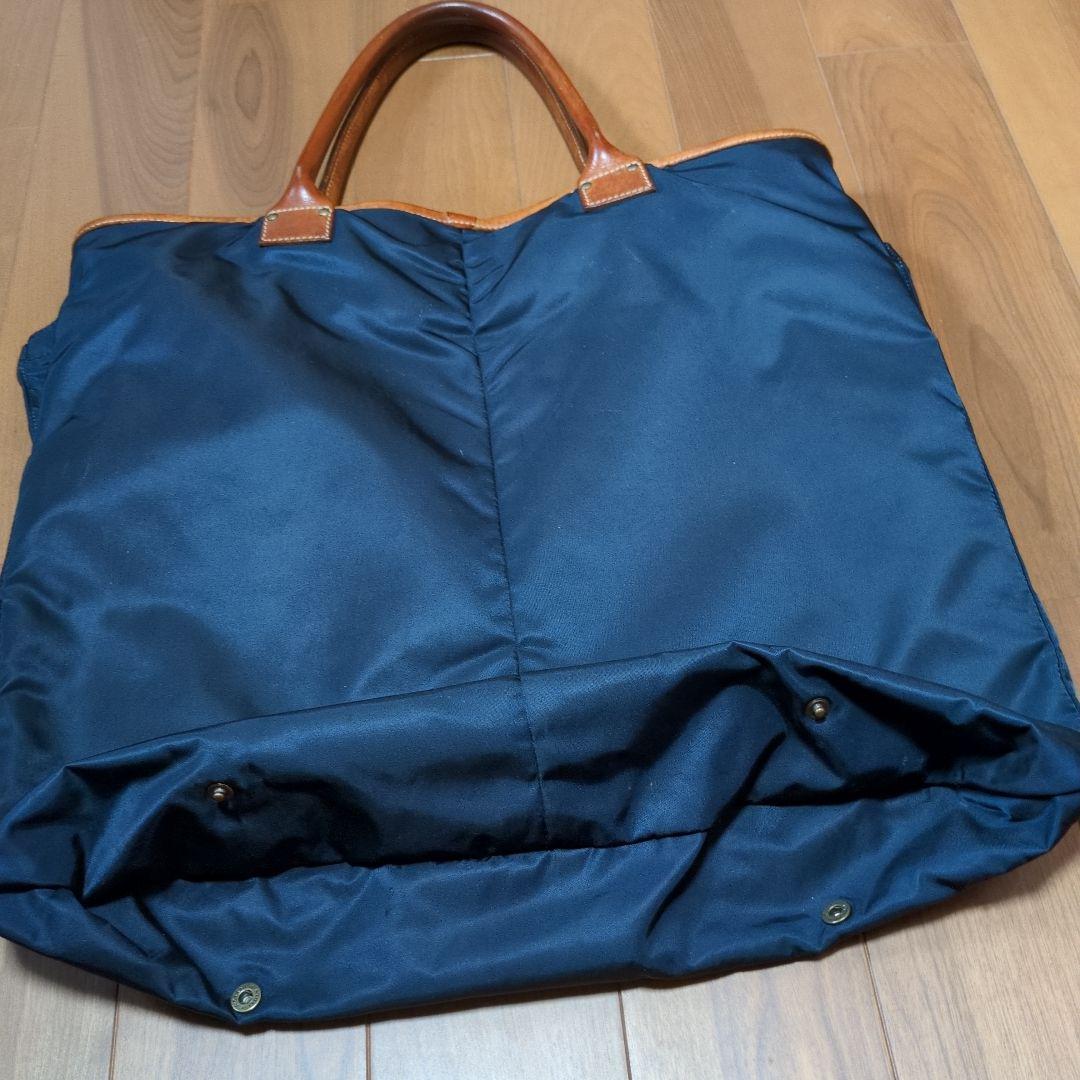 【週末迄限定特別セール】フェリージ　Felisi ナイロン×レザー トートバッグ