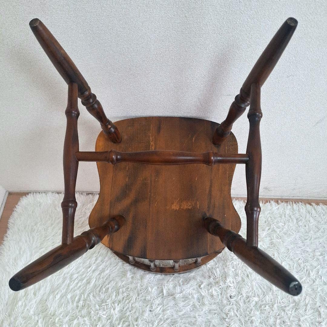 【状態良好】柏木工 ダイニングチェア ウィンザーチェア ブラウン