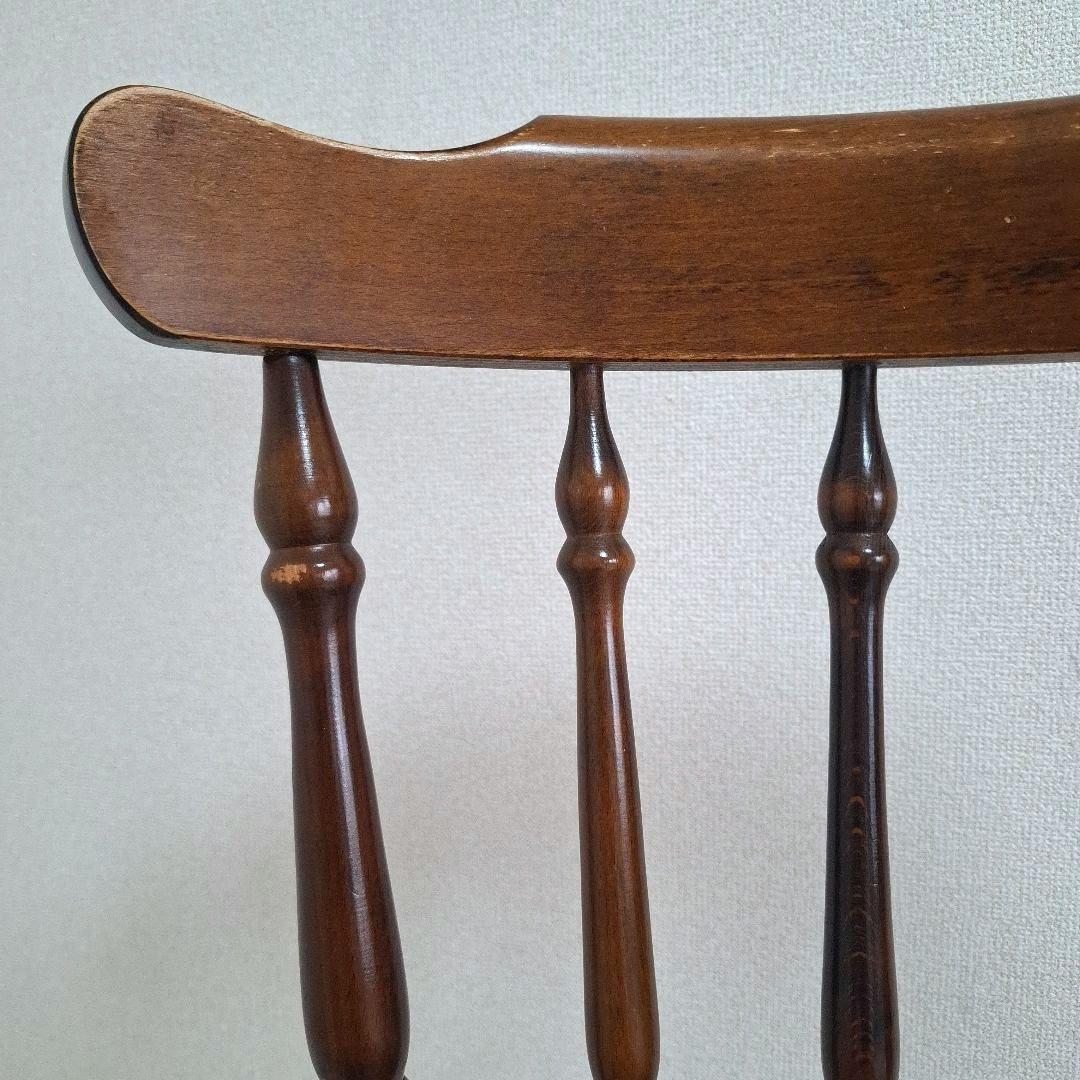 【状態良好】柏木工 ダイニングチェア ウィンザーチェア ブラウン