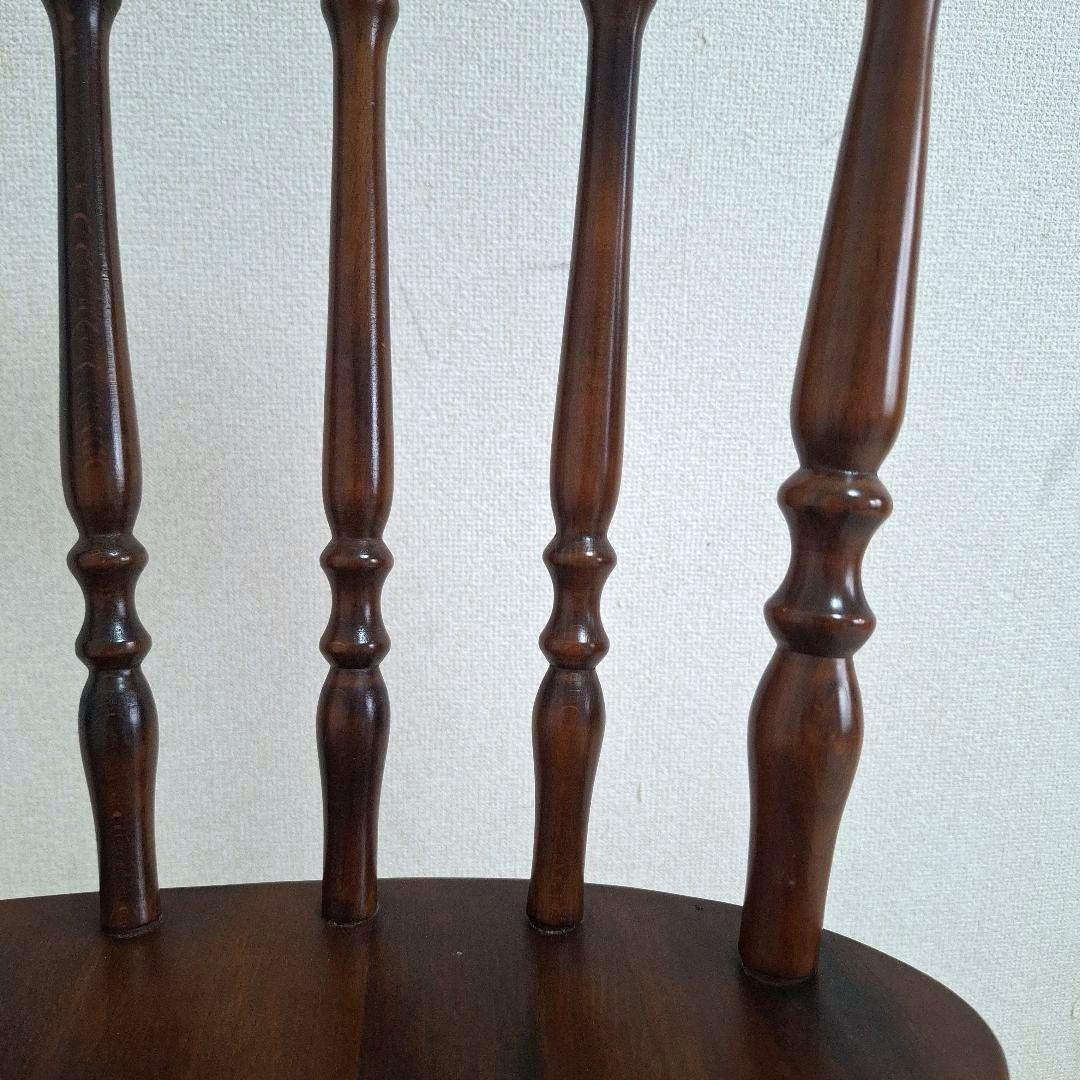 【状態良好】柏木工 ダイニングチェア ウィンザーチェア ブラウン