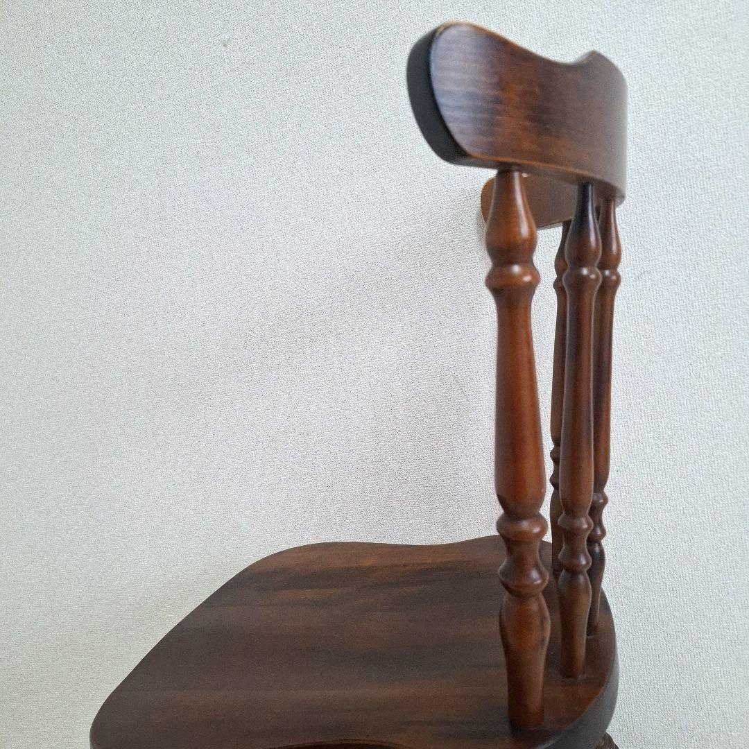 【状態良好】柏木工 ダイニングチェア ウィンザーチェア ブラウン