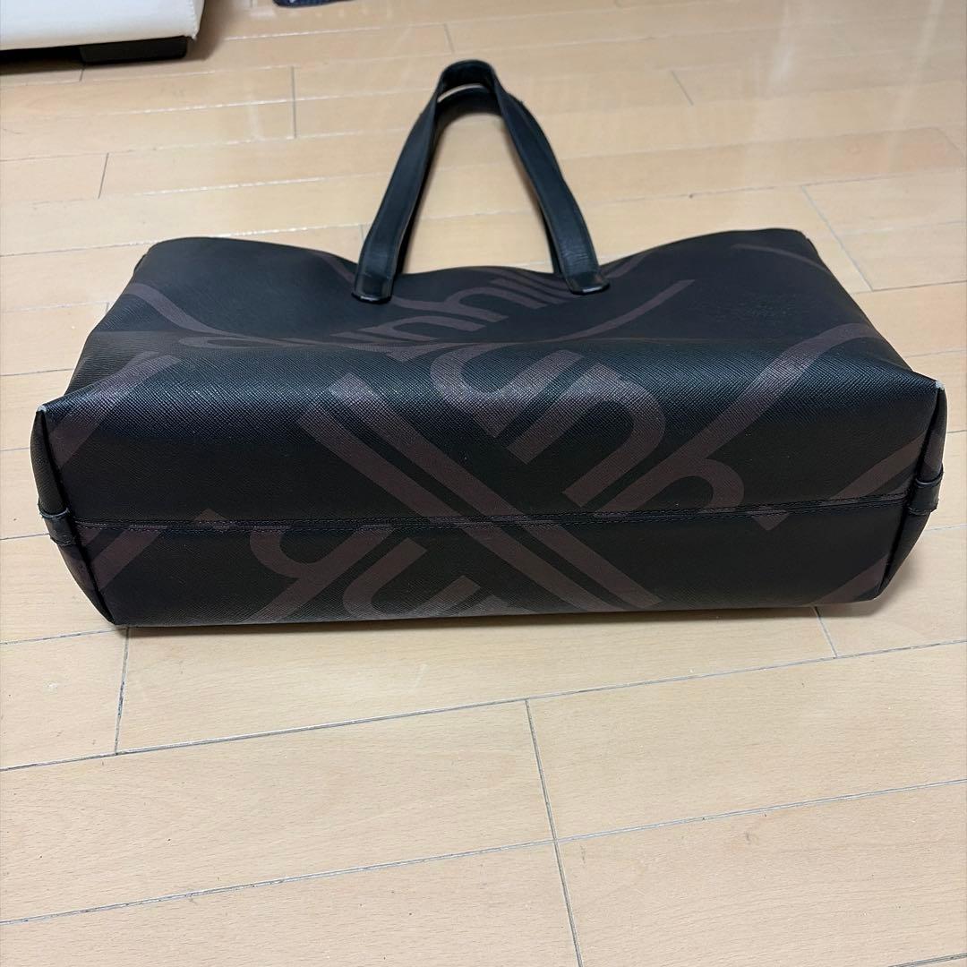 dunhill ダンヒル　ブラック トートバッグ　ロゴバッグ