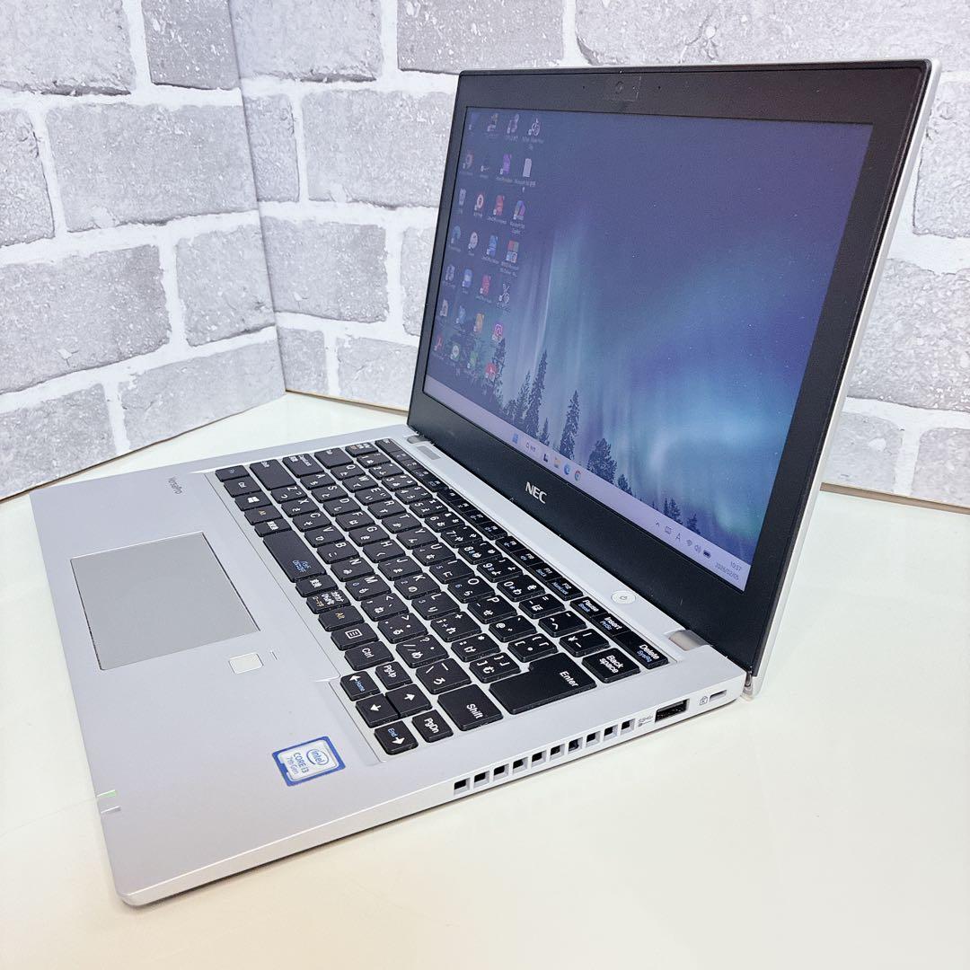 美品 薄型 NEC SSD カメラ 設定済 Windows11 ノートパソコン