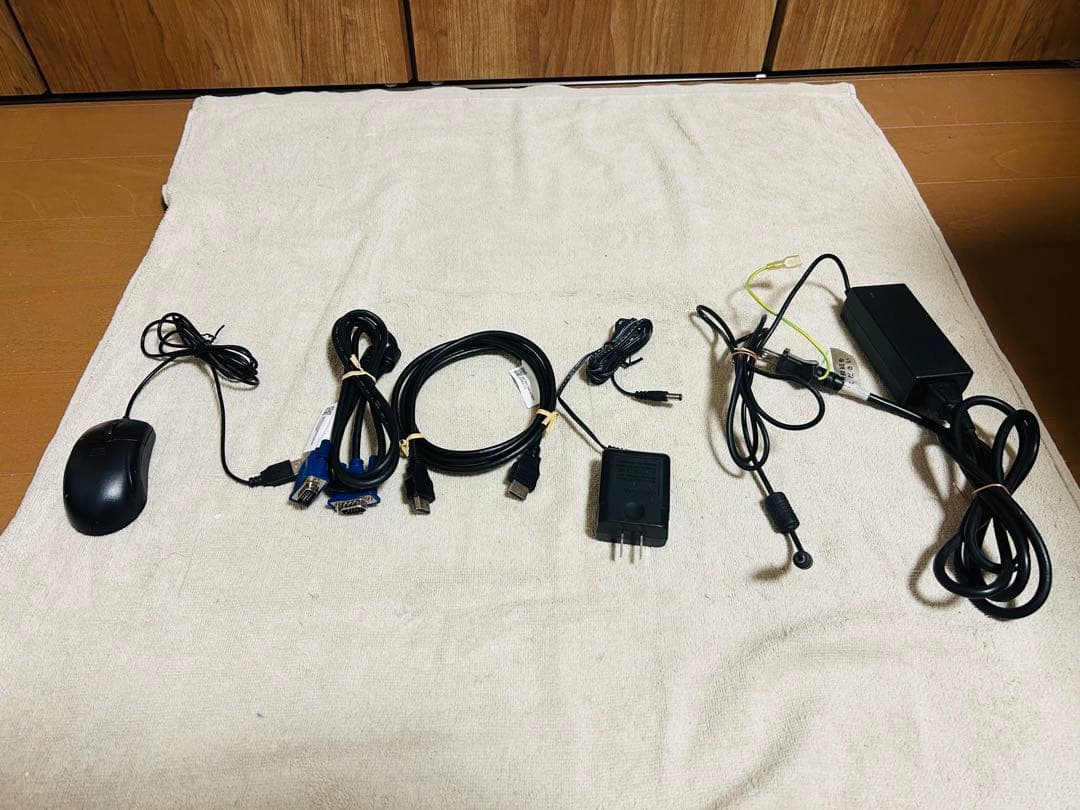 アナログ防犯カメラ一式セット(レコーダー カメラ1台 ACアダプター)