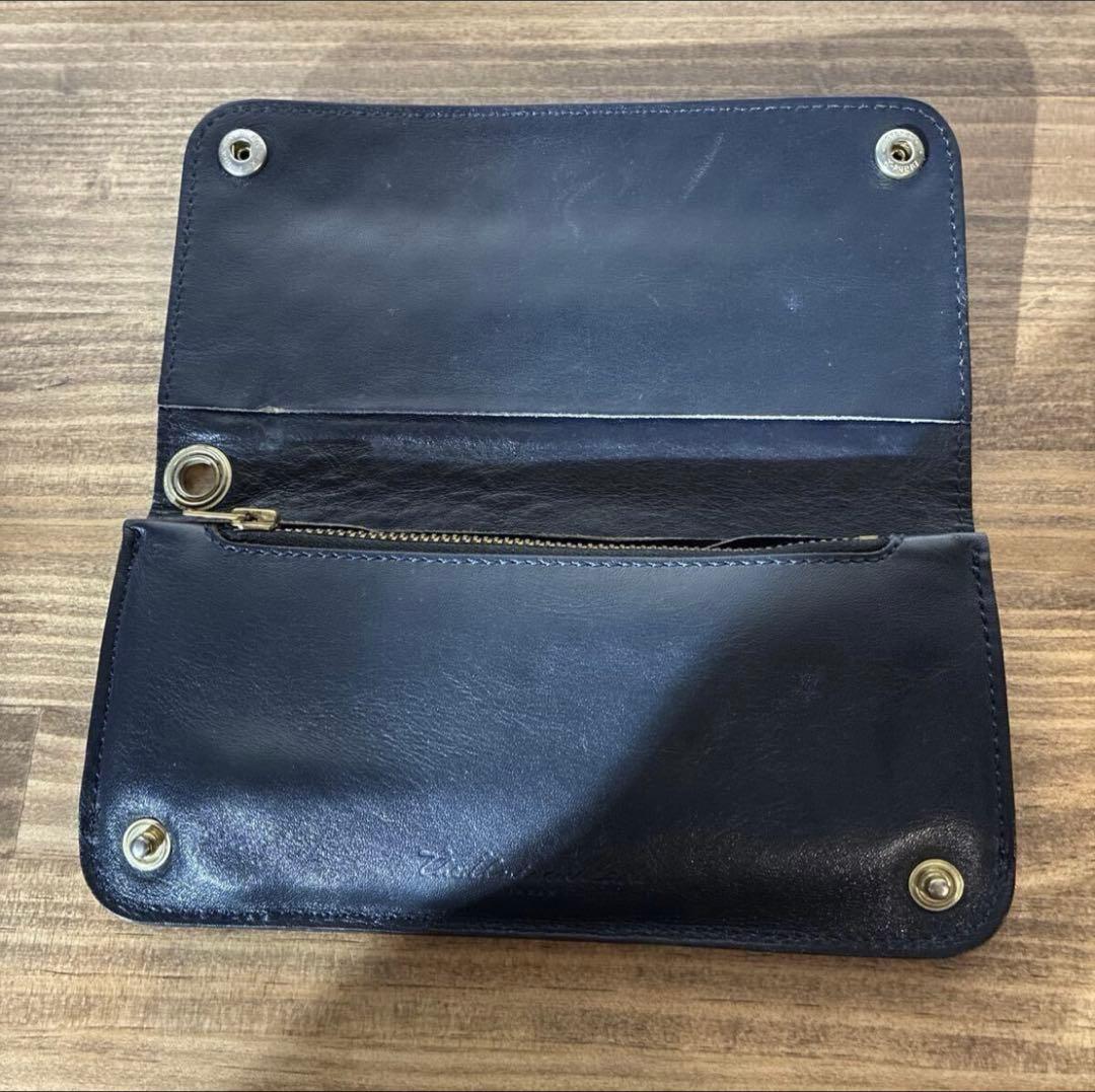 小物 THE UNION INDIGO STUDS WALLET INDIGO