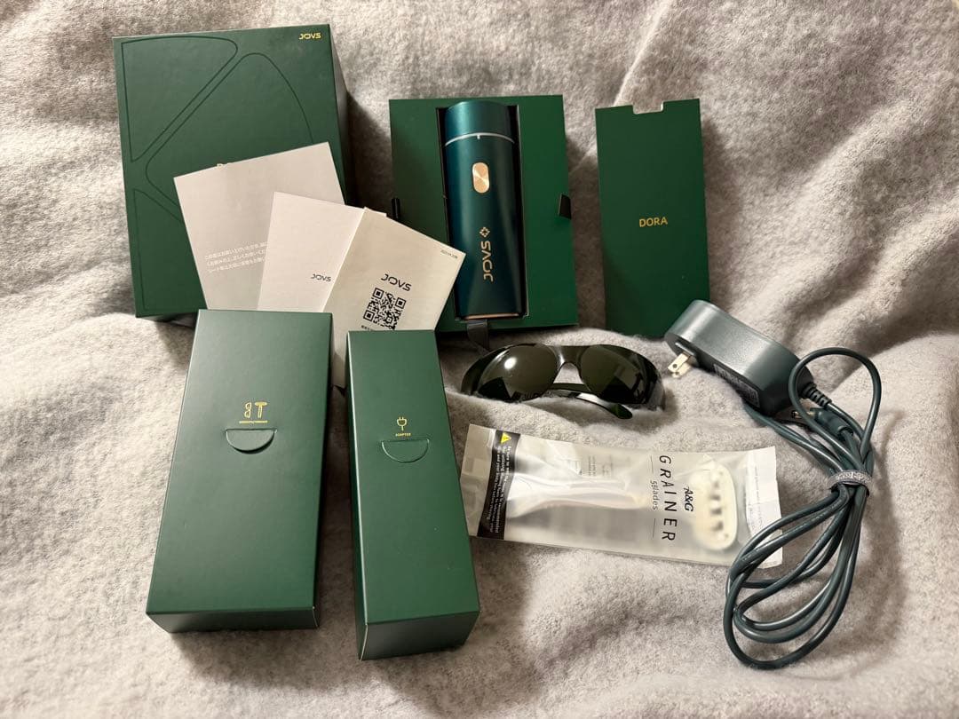 週末特価！JOVS DORA 脱毛器 J847 エメラルド