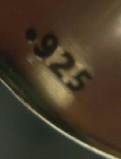 新品　約19.5 〜20号 　オーバルスターリング　silver925