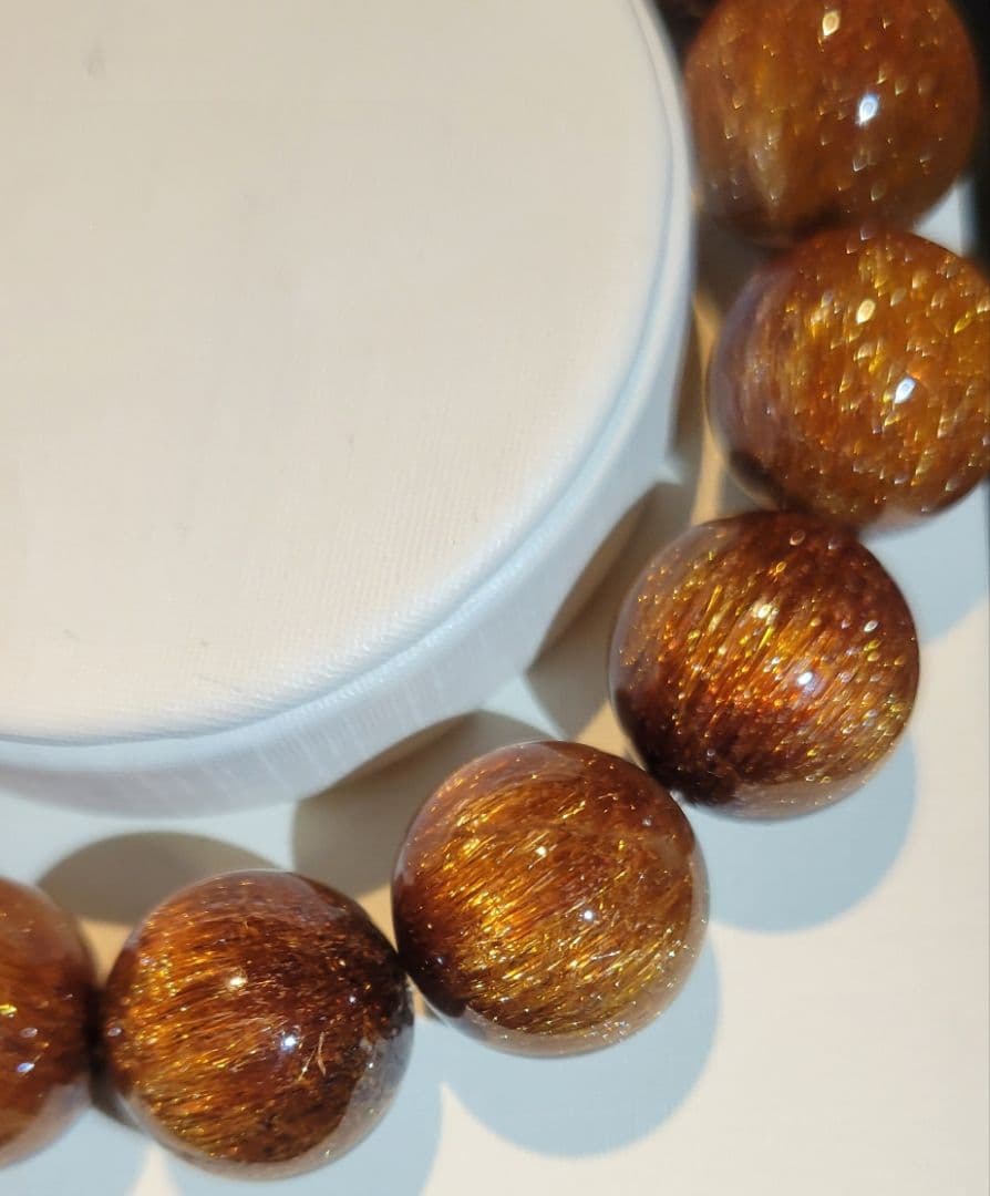 ☆最高品質☆天然☆オールドキャッツアイルチルクォーツブレスレット