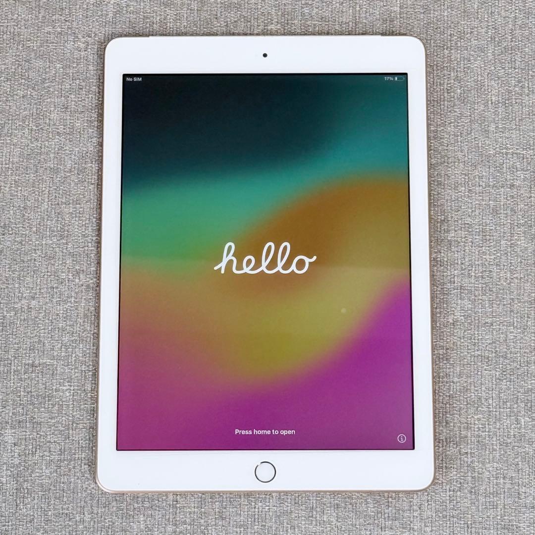 iPad 第6世代 32GB Wi-Fiモデル ピンクゴールド 画面保護シール付