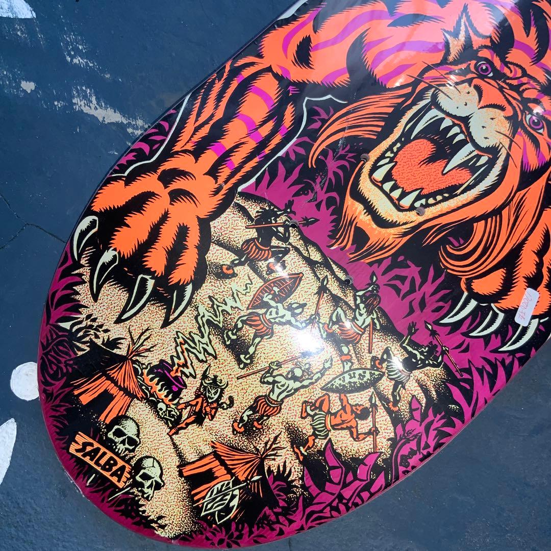 SANTA CRUZ ザルバタイガー　ポップ　スケートボードデッキ9.25インチ